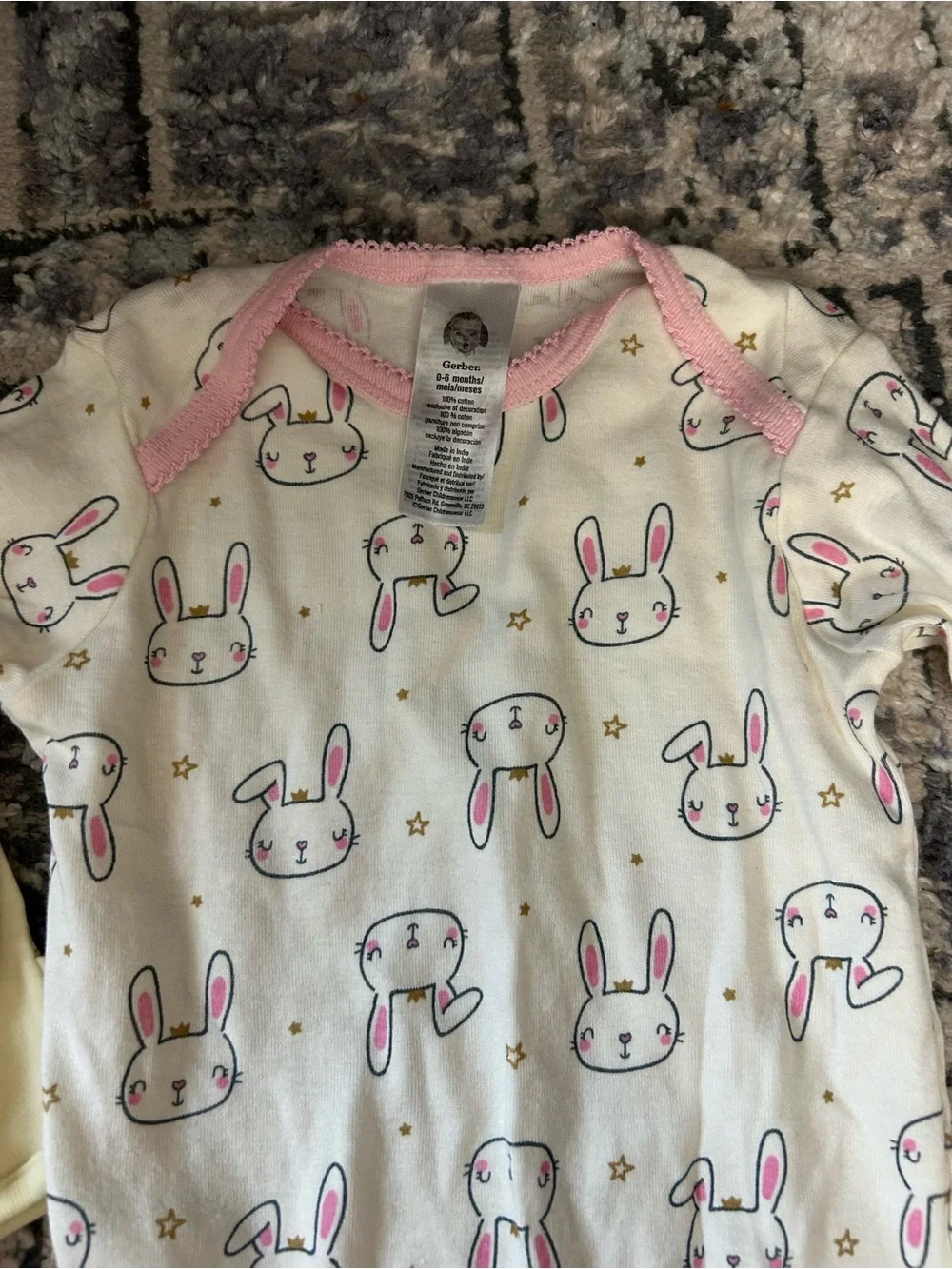 Yellow Duck & White Bunny Kids Sleep Gowns - Soft Cotton Pajamas